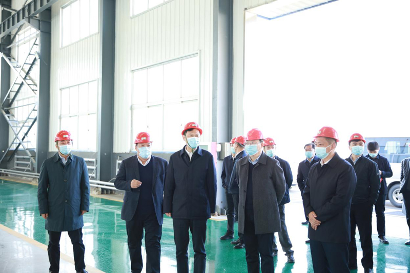 李文飆市長到鑫豐集團調(diào)研煤炭工業(yè)綜采安撤研究中心重點項目建設(shè)情況